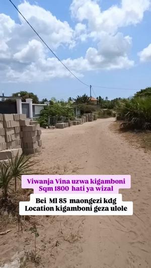 Kiwanja kinauzwa Kigamboni Geza Ulole, Dar Es Salaam