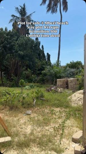 Residential Plot for Sale in Mbezi Beach Kwa Mamunyanje, Dar Es Salaam (800 sqm)
