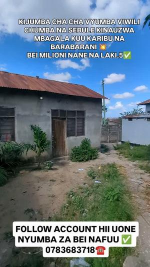 Nyumba ya vyumba viwili inauzwa Mbagala Kuu, Dar Es Salaam Nyumba ya vyumba viwili inauzwa Mbagala Kuu, Dar Es Salaam