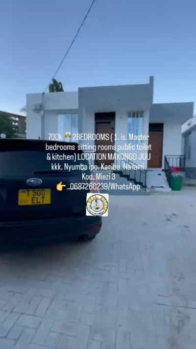 Nyumba ya vyumba viwili inapangishwa MAKONGO JUU, Dar Es Salaam