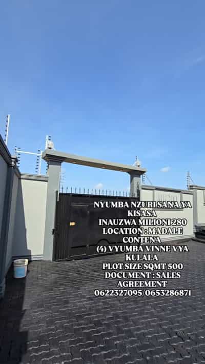 4 Bedrooms House for Sale in Madale Contena, Dar Es Salaam (500 sqm)