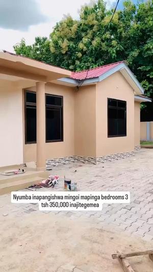 Nyumba ya vyumba vitatu inapangishwa Mapinga, Pwani