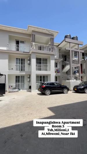 Apartment ya vyumba vitatu inapangishwa Mbweni, Dar Es Salaam
