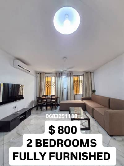 Nyumba/Apartment (Furnished) ya vyumba vitatu inapangishwa Mikocheni, Dar Es Salaam