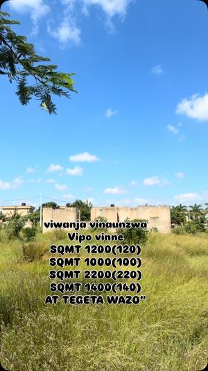 Plots for sale in Tegeta Wazo, Dar Es Salaam Plots for sale in Tegeta Wazo, Dar Es Salaam