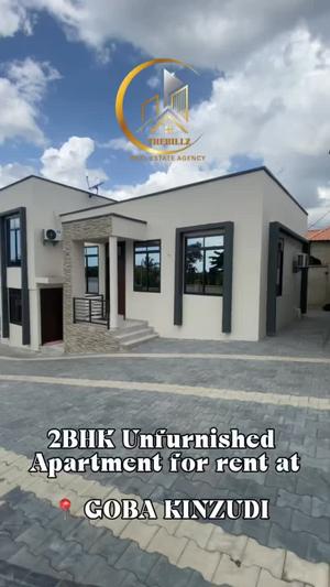 Nyumba/Apartment ya vyumba viwili inapangishwa Goba Kinzudi, Dar Es Salaam