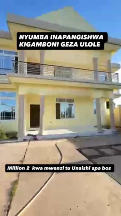 5 Bedrooms House for Rent in Geza Kigamboni, Dar Es Salaam