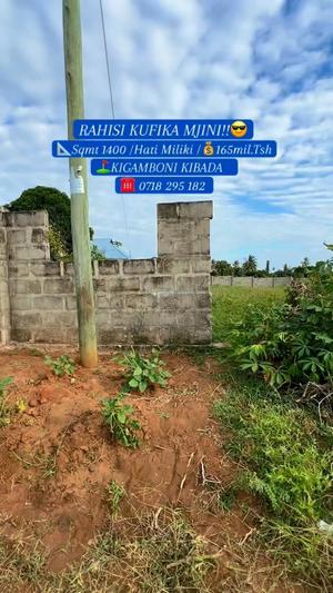 Plot for sale in Kibada, Dar Es Salaam sqm 1400