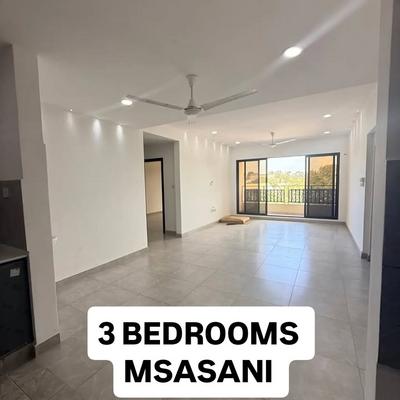 Nyumba ya vyumba vitatu inapangishwa Msasani, Dar Es Salaam