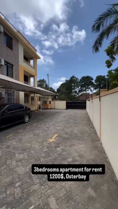 Apartment ya vyumba vitatu inapangishwa Oysterbay, Dar Es Salaam