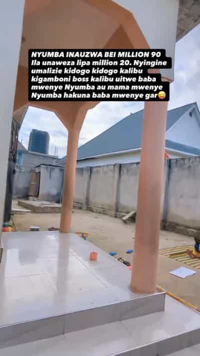 Nyumba ya vyumba vitatu inauzwa Kibada Mwera, Dar Es Salaam (530 sqm)