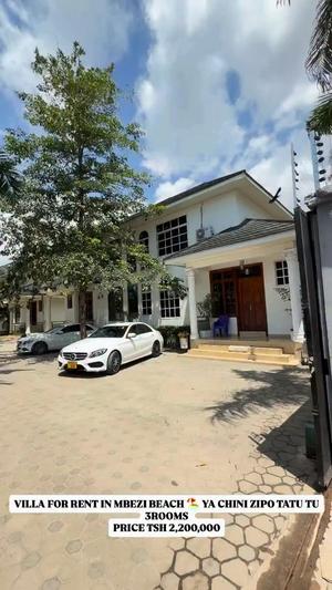 Villa ya vyumba vitatu inapangishwa Mbezi Beach, Dar Es Salaam Villa ya vyumba vitatu inapangishwa Mbezi Beach, Dar Es Salaam