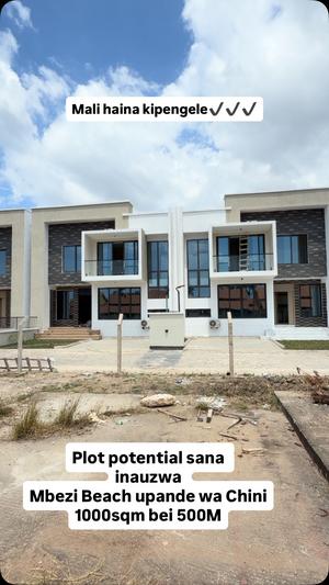 Kiwanja kinauzwa Mbezi Beach, Dar Es Salaam (1000 sqm) Kiwanja kinauzwa Mbezi Beach, Dar Es Salaam (1000 sqm)