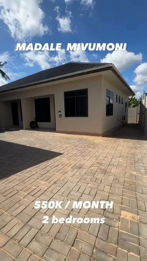 Apartment ya vyumba viwili inapangishwa Madale Mivumoni, Dar Es Salaam