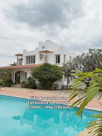 Villa (Furnished) ya vyumba vitano inapangishwa Mbezi Beach, Dar Es Salaam Villa (Furnished) ya vyumba vitano inapangishwa Mbezi Beach, Dar Es Salaam