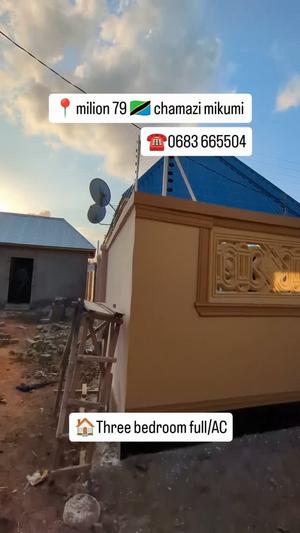 Nyumba ya vyumba vitatu inauzwa Chamazi Mikumi, Dar Es Salaam Nyumba ya vyumba vitatu inauzwa Chamazi Mikumi, Dar Es Salaam