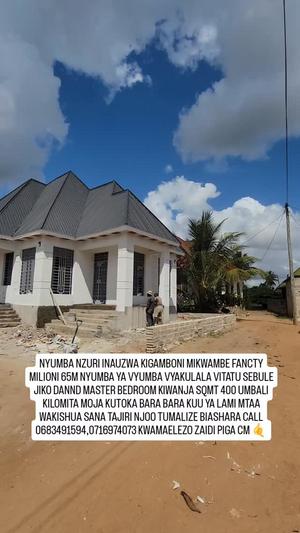 Nyumba ya vyumba vitatu inauzwa Mikwambe, Dar Es Salaam (400 sqm)