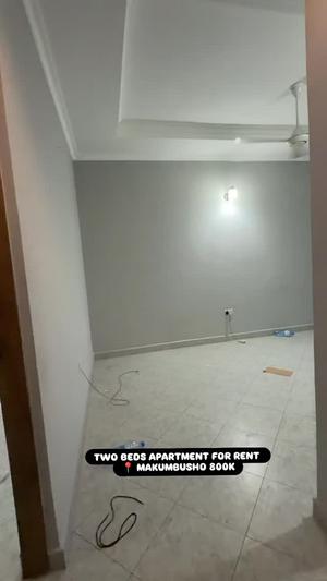 Nyumba/Apartment ya vyumba viwili inapangishwa Makumbusho, Dar Es Salaam