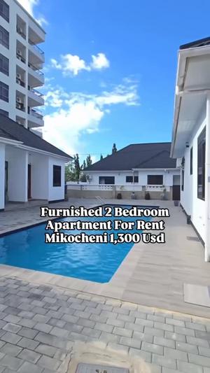 Apartment (Furnished) ya vyumba viwili inapangishwa Mikocheni, Dar Es Salaam