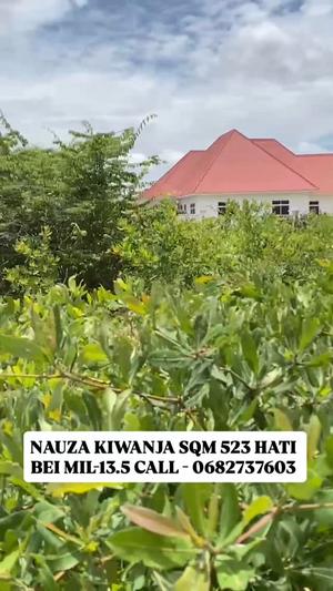 Kiwanja kinauzwa Miganga sqm 531
