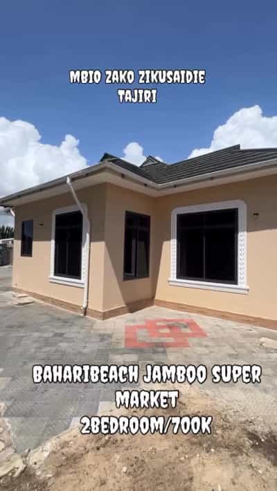 Nyumba ya vyumba viwili inapangishwa Bahari Beach, Dar Es Salaam