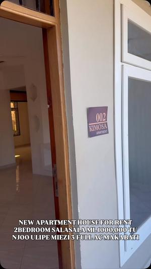 Apartment ya vyumba viwili inapangishwa Salasala Ushuarini, Dar Es Salaam Apartment ya vyumba viwili inapangishwa Salasala Ushuarini, Dar Es Salaam