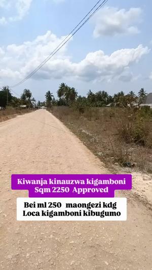 Kiwanja kinauzwa Kigamboni Kibugumo Kidete, Dar Es Salaam (2250 sqm) Kiwanja kinauzwa Kigamboni Kibugumo Kidete, Dar Es Salaam (2250 sqm)