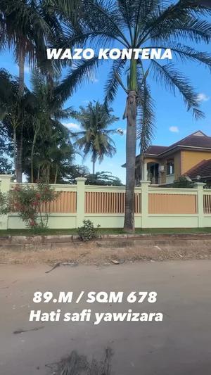Kiwanja (Residential/Commercial) kinauzwa Wazo Kontena, Dar Es Salaam (678 sqm)