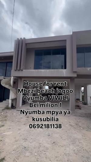Nyumba ya vyumba viwili inapangishwa Mbezi Beach, Dar Es Salaam