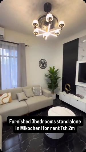 3 Bedrooms Furnished House for Rent in Mikocheni, Dar Es Salaam