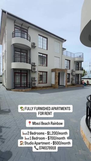 Apartment (Furnished) ya vyumba viwili inapangishwa Mbezi Beach Rainbow, Dar Es Salaam Apartment (Furnished) ya vyumba viwili inapangishwa Mbezi Beach Rainbow, Dar Es Salaam