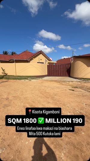 Kiwanja kinauzwa Kigamboni, Dar Es Salaam sqm 1800 Kiwanja kinauzwa Kigamboni, Dar Es Salaam sqm 1800