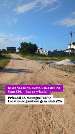 Kiwanja kinauzwa Kigamboni Geza Ulole, Dar Es Salaam sqm 828