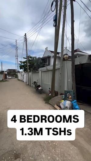 Nyumba ya vyumba vinne inapangishwa Mikocheni, Dar Es Salaam