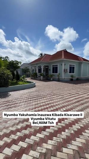 Nyumba ya vyumba vitatu inauzwa Kigamboni Kisarawe II, Dar Es Salaam (800 sqm)