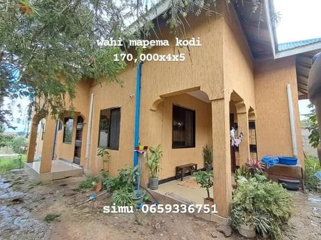 2 Bedrooms House for Rent in Mbezi Mpigi Magoe Kituo Machimbo, Dar Es Salaam