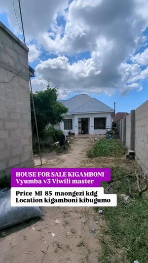 Nyumba ya vyumba vitatu inauzwa Kibugumo, Dar Es Salaam (600 sqm) Nyumba ya vyumba vitatu inauzwa Kibugumo, Dar Es Salaam (600 sqm)