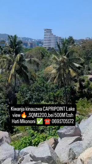 Kiwanja kinauzwa Capri Point, Mwanza sqm 1200