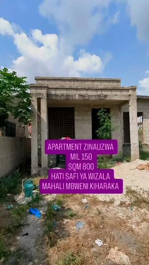 Apartment inauzwa Mbweni Kiharaka, Dar Es Salaam (800 sqm) Apartment inauzwa Mbweni Kiharaka, Dar Es Salaam (800 sqm)
