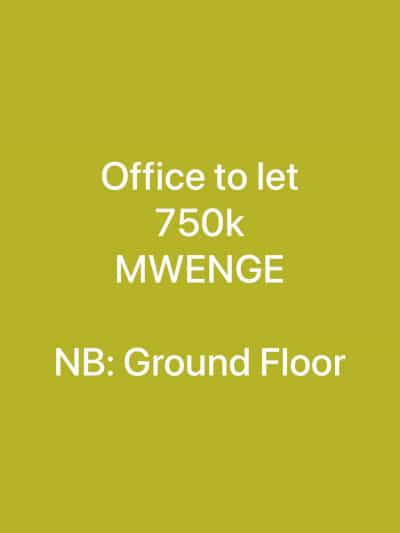 Office Space inapangishwa Mwenge, Dar Es Salaam