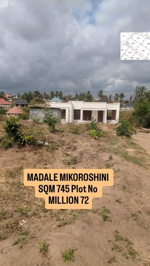 Kiwanja kinauzwa Madale Mikoroshini, Dar Es Salaam (745 sqm) Kiwanja kinauzwa Madale Mikoroshini, Dar Es Salaam (745 sqm)