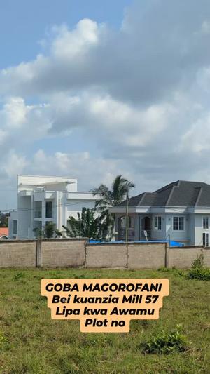 Residential Plot for Sale in Goba Magorofani, Dar Es Salaam (884 sqm)
