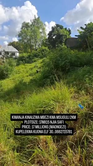 Kiwanja kinauzwa Mbezi Kwa Msuguri, Dar Es Salaam (255 sqm) Kiwanja kinauzwa Mbezi Kwa Msuguri, Dar Es Salaam (255 sqm)