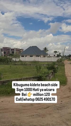 Plot for sale in Kibugumo Kidete, Dar Es Salaam sqm 1000