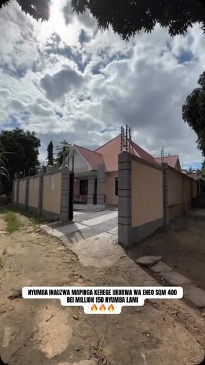 Nyumba ya vyumba vitatu inauzwa Mapinga Kerege, Pwani (400 sqm) Nyumba ya vyumba vitatu inauzwa Mapinga Kerege, Pwani (400 sqm)
