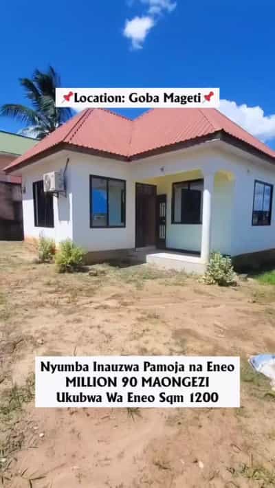 Nyumba inauzwa Goba Mageti, Dar Es Salaam (1200 sqm)
