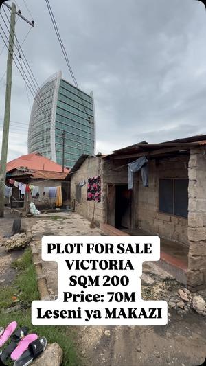 Residential Plot for Sale in Victoria, Dar Es Salaam (200 sqm)