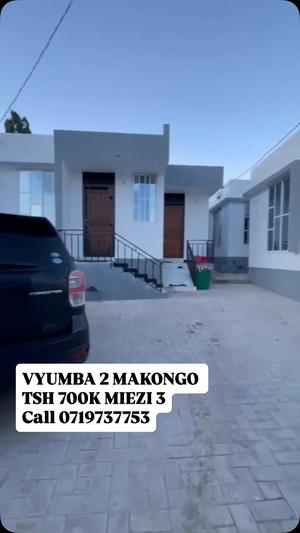 Nyumba ya vyumba viwili inapangishwa Makongo, Dar Es Salaam