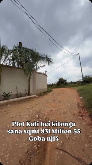Kiwanja kinauzwa Goba Njia 4, Dar Es Salaam sqm 831 Kiwanja kinauzwa Goba Njia 4, Dar Es Salaam sqm 831