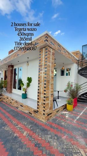 Nyumba inauzwa Tegeta Wazo, Dar Es Salaam (450 sqm)